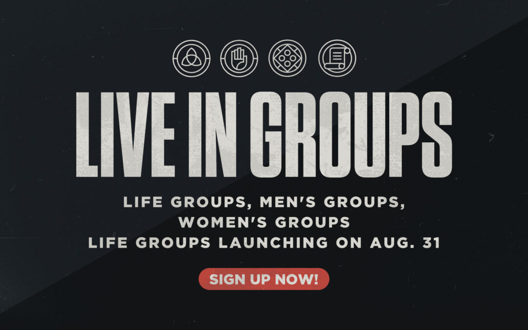 LIVE IN GROUPS this fall!