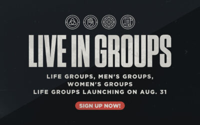 LIVE IN GROUPS this fall!